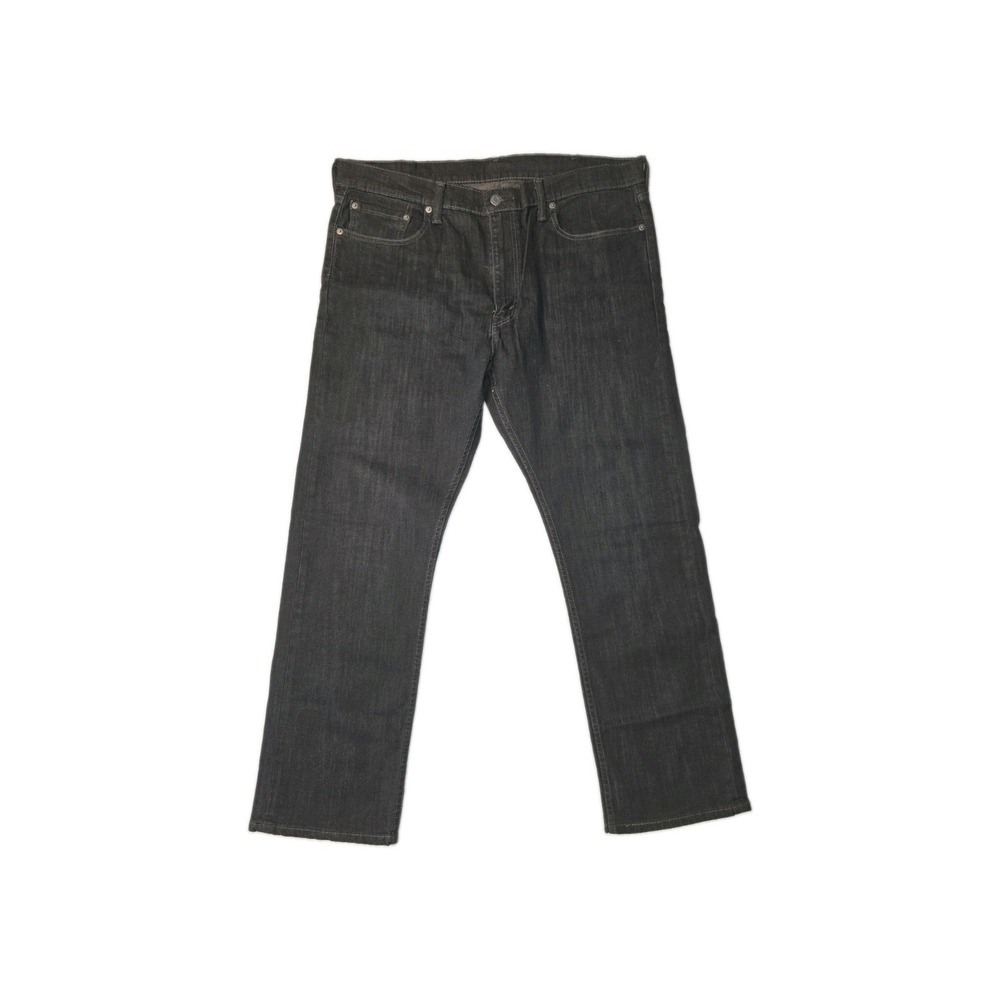 Levis 513 Slim Straight Jeans Mens 38x30 Charcoal Gray Denim 5-Pocket Pant